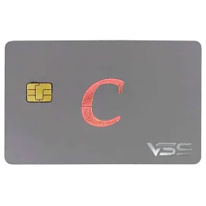 Dual-Interface Metal Face Card Area LED